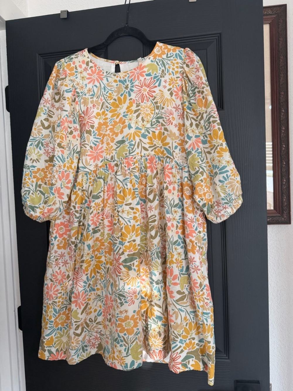 Uncle Frank Floral Knee Length Dress